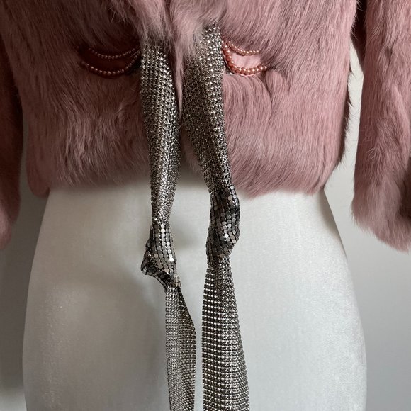 Vintage Development Phillip Lim Rabbit Fur Coat - Picture 4 of 13